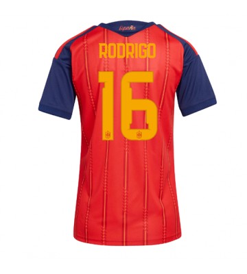 Spanien Rodri Hernandez #16 Hemmatröja Dam VM 2026 Kortärmad